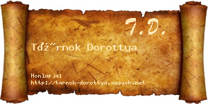 Tárnok Dorottya névjegykártya